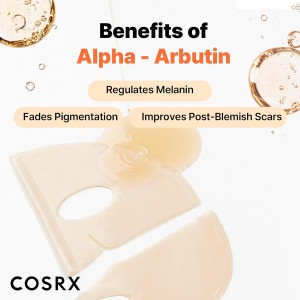 COSRX The Alpha-Arbutin Discoloration Care Hydrogel Mask - Μάσκα Λάμψης & Διόρθωσης Δυσχρωμιών