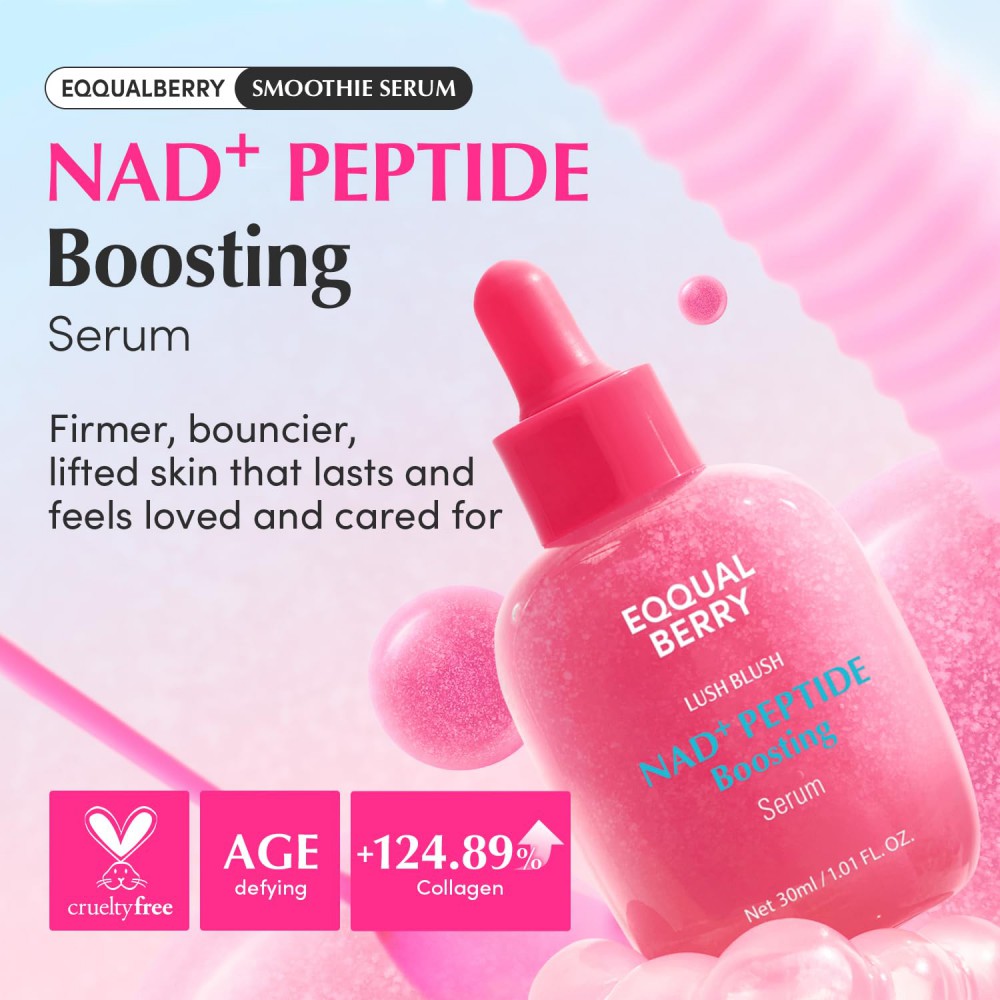 EQQUALBERRY NAD+ Peptide Boosting Serum - Ορός Αναζωογόνησης & Ενδυνάμωσης με NAD+ & Πεπτίδια