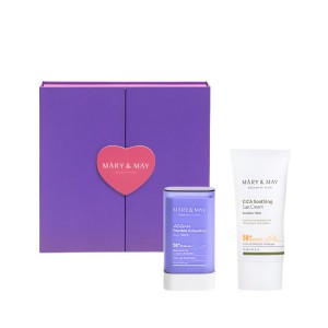 Mary&May CICA Soothing Sun Cream+Vegan Peptide Bakuchiol Sun Stick Duo Set