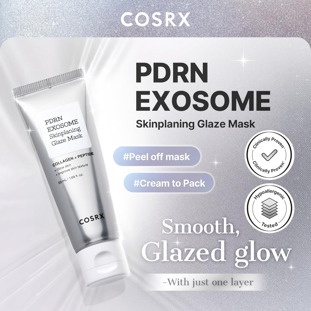 COSRX PDRN EXOSOME Skinplaning Glaze Mask - Peel-Off Μάσκα Λάμψης & Σύσφιξης