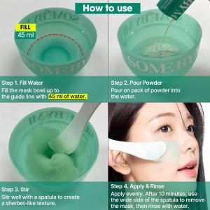 SOME BY MI Spirulina PDRN Soothing Sherbet Mask - Καταπραϋντική μάσκα προσώπου με δροσερό αποτέλεσμα