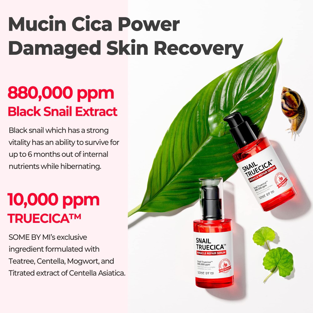 SOME BY MI Snail TrueCICA Miracle Repair Serum