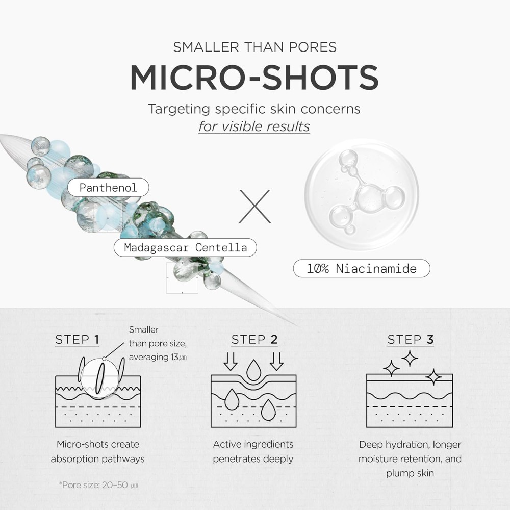 SKIN1004 Niacinamide 10 Boosting Shot Ampoule - Ενισχυμένη Αμπούλα Νιασιναμίδης 10% για Πόρους & Λάμψη