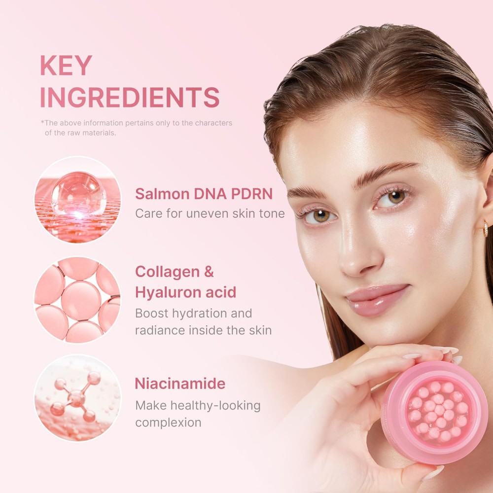 Medicube PDRN Pink Collagen Capsule Cream - Κρέμα με Κάψουλες PDRN & Κολλαγόνου για Λάμψη & Ομοιόμορφο Τόνο