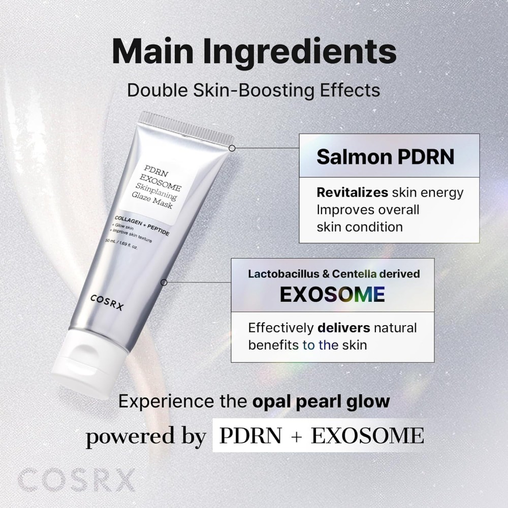 COSRX PDRN EXOSOME Skinplaning Glaze Mask - Peel-Off Μάσκα Λάμψης & Σύσφιξης