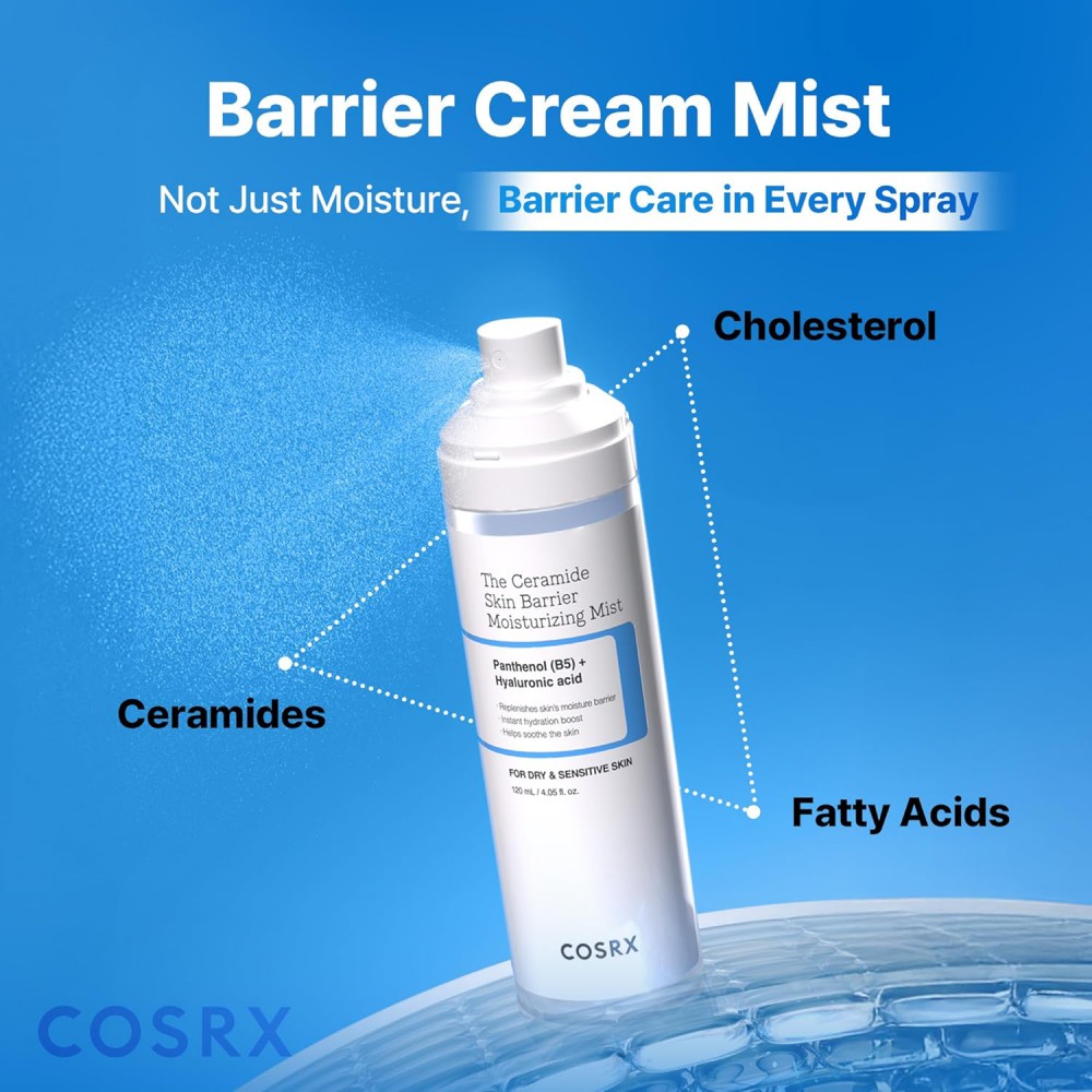 COSRX The Ceramide Skin Barrier Moisturizing Mist - Ενυδατικό Mist για Άμεση Ανακούφιση της Επιδερμίδας