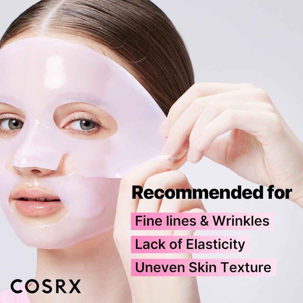 COSRX Peptide Collagen Glow Hydrogel Mask - Μάσκα Προσώπου για Σύσφιξη, Ανόρθωση & Λάμψη