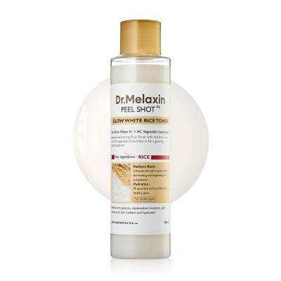 Dr. Melaxin Peel Shot Glow Rice Toner - Τονωτική λοσιόν με εκχύλισμα ρυζιού