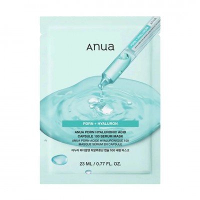 Anua PDRN Hyaluronic Acid Capsule 100 Serum Mask - Μάσκα Εντατικής Ενυδάτωσης & Ανάπλασης