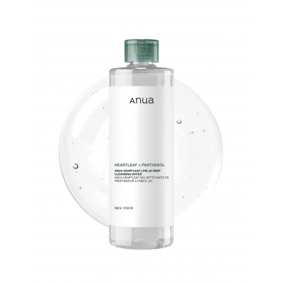 Anua Heartleaf Low PH Deep Cleansing Water - Απαλό Micellar Νερό Καθαρισμού
