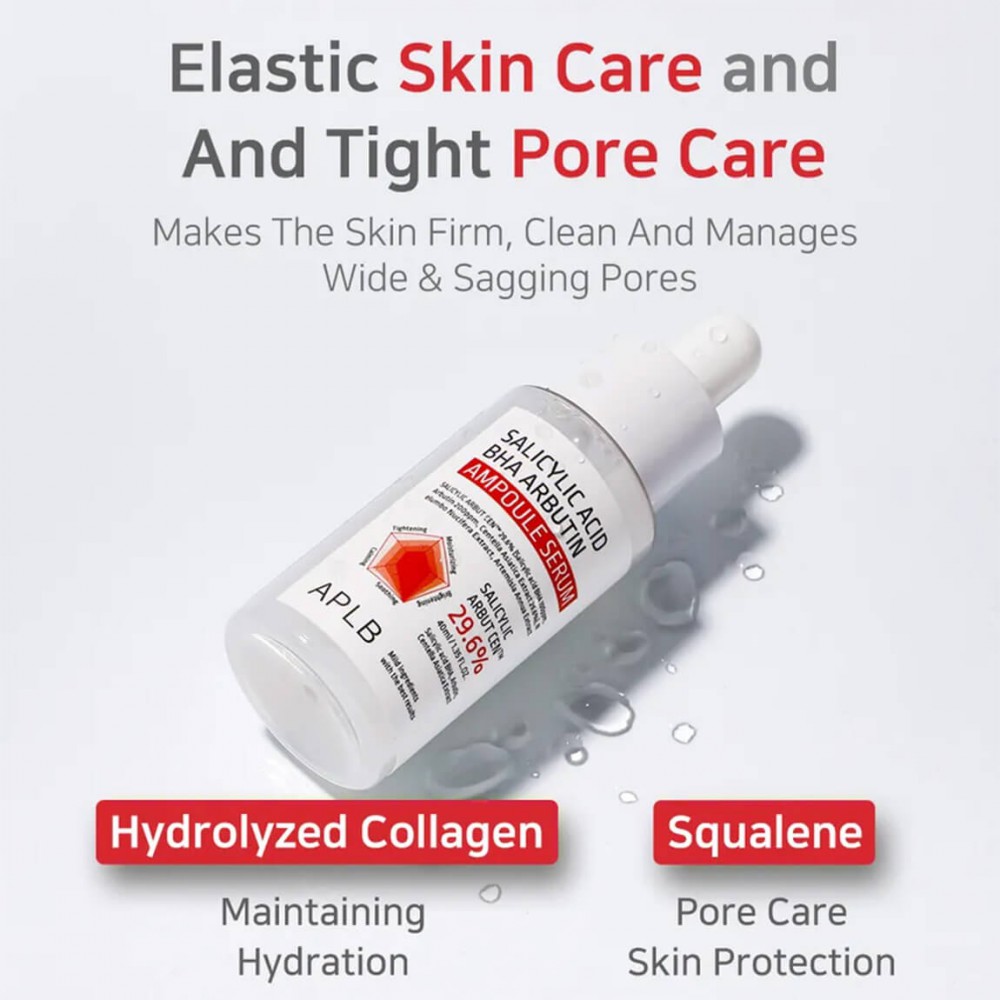 APLB Salicylic Acid BHA Arbutin Ampoule Serum - Απολέπιση, καθαρισμός πόρων & φωτεινή επιδερμίδα