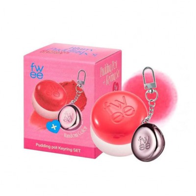 FWEE Lip&Cheek Blurry Pudding Pot CR03 BFF + Keyring