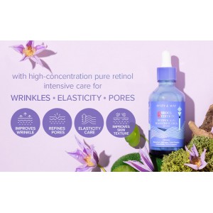 Mary&May Retinol 0.1% Bakuchiol CICA Serum - Προηγμένος αντιγηραντικός ορός με ρετινόλη