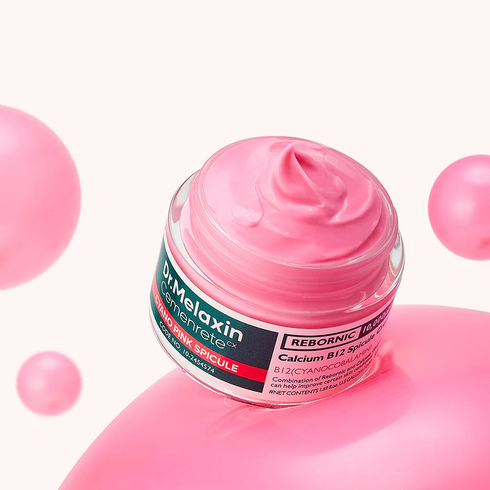 Dr. Melaxin Cemenrete Cyano Pink Spicule Cream - Αντιγηραντική κρέμα με μικροβελόνες βιοσπικουλών