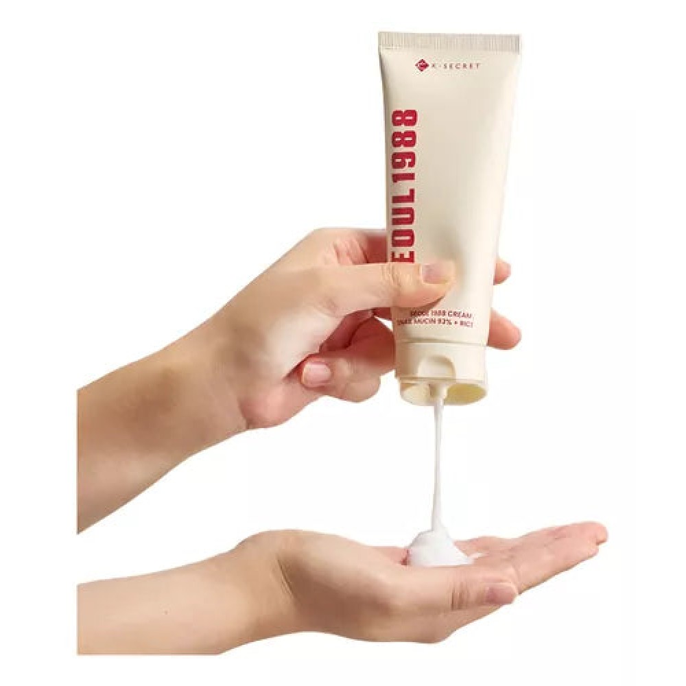 K-SECRET SEOUL 1988 Cream: Snail Mucin 93% + Rice - Ενυδατική κρέμα με έκκριμα σαλιγκαριού