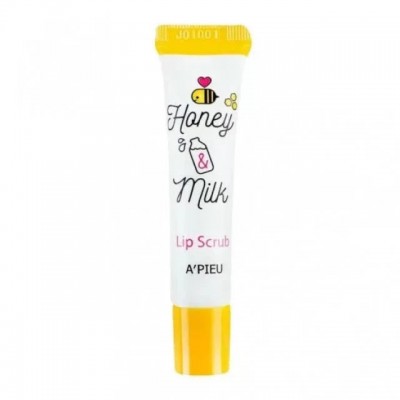 A'pieu Honey & Milk Lip Scrub - Απολεπιστικό scrub χειλιών