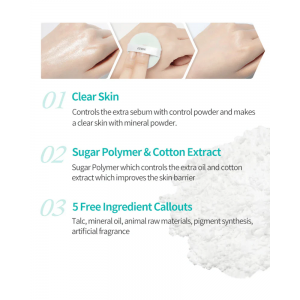 ETUDE Zero Sebum Drying Powder - Πούδρα φινιρίσματος για ματ αποτέλεσμα