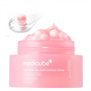 Medicube PDRN Pink Collagen Capsule Cream - Κρέμα με Κάψουλες PDRN & Κολλαγόνου για Λάμψη & Ομοιόμορφο Τόνο
