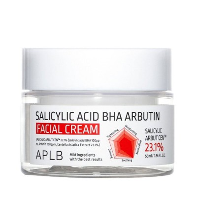 APLB Salicylic Acid BHA Arbutin Facial Cream - Ενυδατική κρέμα για καθαρή, ομοιόμορφη επιδερμίδα