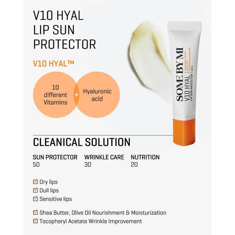 SOME BY MI V10 HYAL Lip Sunprotection SPF15