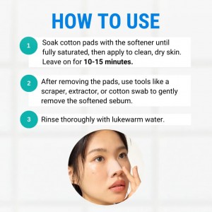 Jumiso Blackhead melting softner + Cotton Pad + Cotton Swab - Μαλακτική Λοσιόν για Μαύρα Στίγματα & Ρύθμιση Σμήγματος
