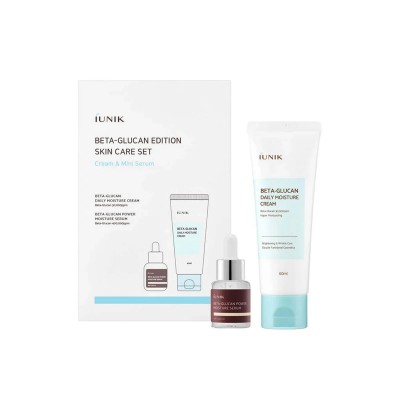 iUNIK Beta Glucan Edition Skin Care Set - Σετ ορού και κρέμας με Beta-Glucan
