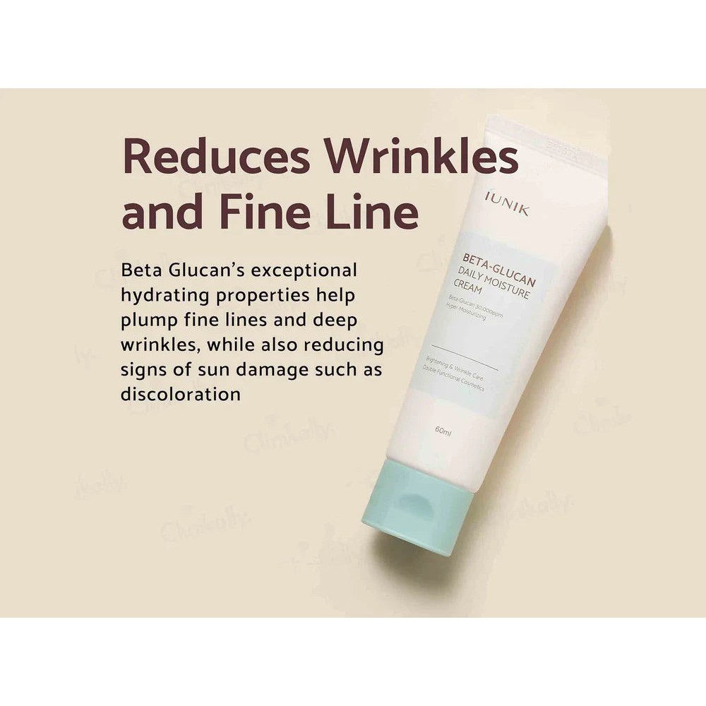 iUNIK Beta Glucan Daily Moisture Cream - Ενυδατική κρέμα για επανόρθωση του δέρματος