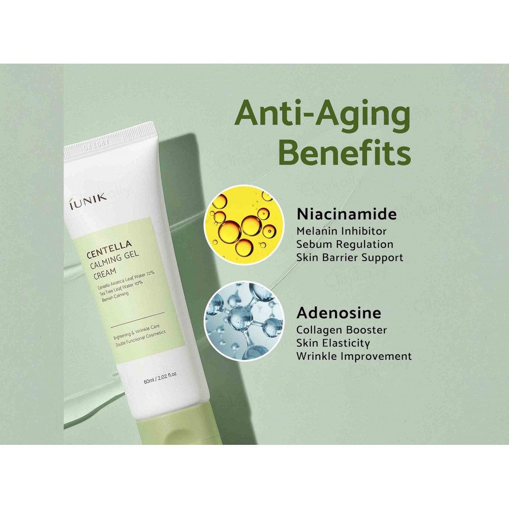 iUNIK Centella Calming Gel Cream - Καταπραϋντική αντιγηραντική κρέμα