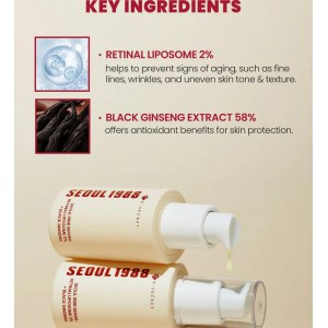K-SECRET SEOUL 1988 Serum : Retinal Liposome 2% + Black Ginseng