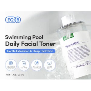 EQQUALBERRY Swimming Pool Toner 300ml - Καθημερινό τόνερ για λείο ενυδατωμένο δέρμα