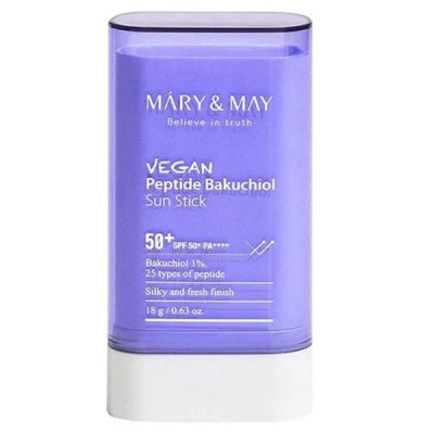 Mary&May Vegan Peptide Bakuchiol Sun Stick SPF50+ PA++++