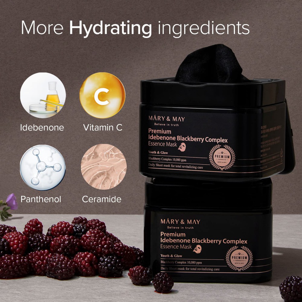Mary&May Premium Idebenone Blackberry Complex Essence Mask