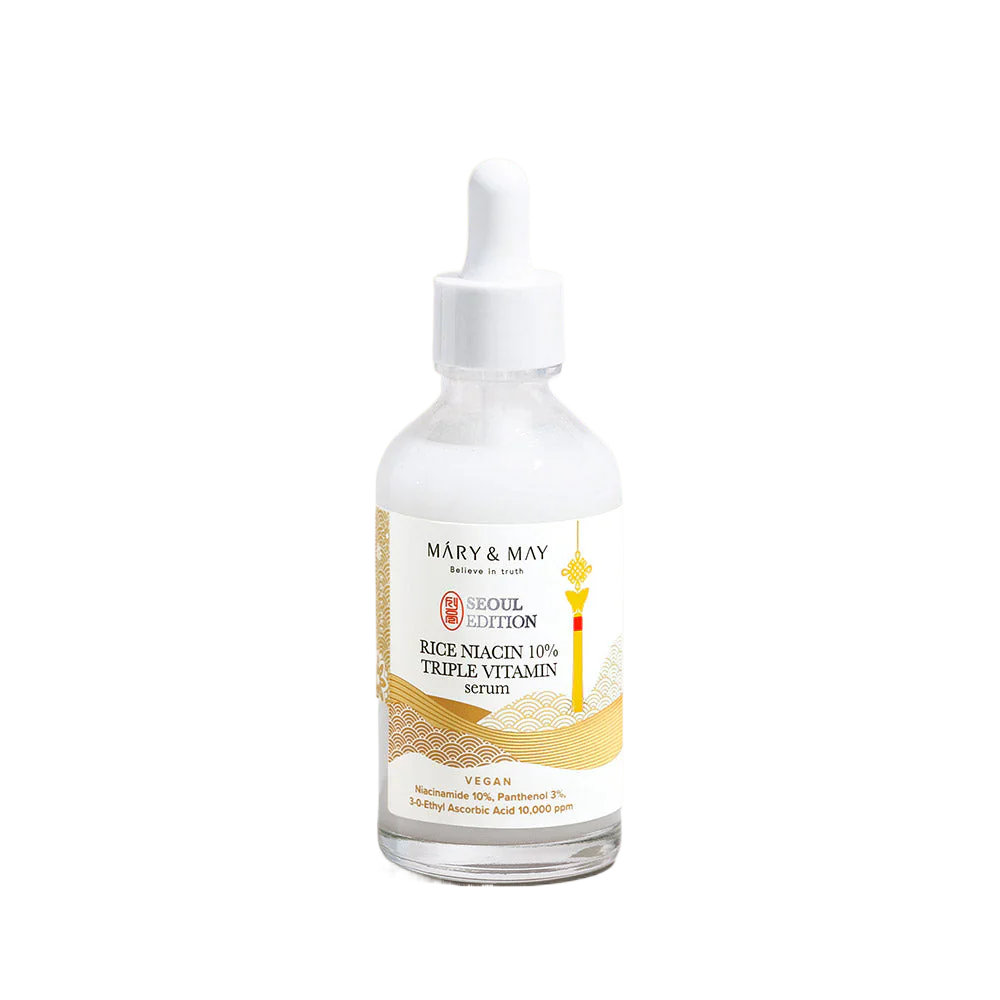 Mary&May Rice Niacin 10% Triple Vitamin Serum - Βιταμινούχος ορός για ομοιόμορφο δέρμα