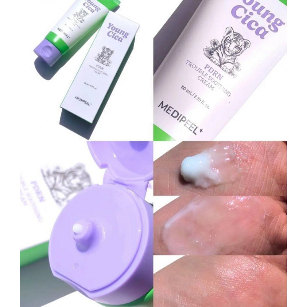 MEDI-PEEL Young Cica PDRN Trouble Soothing Cream - Καταπραϋντική Κρέμα Προσώπου με Centella και PDRN