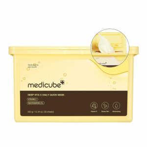 Medicube Deep Vita C Daily Quick Mask - Μάσκες με ισχυρό σύμπλεγμα βιταμινών για άμεση λάμψη