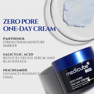 Medicube Zero Pore One Day Cream - Ενυδατική κρέμα για μείωση της εμφάνισης των πόρων