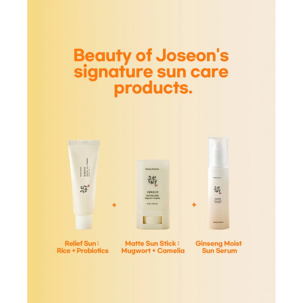 Beauty of Joseon Perfect Hanbang Sun Trio – Relief Sun + Matte Sun Stick + Sun Serum