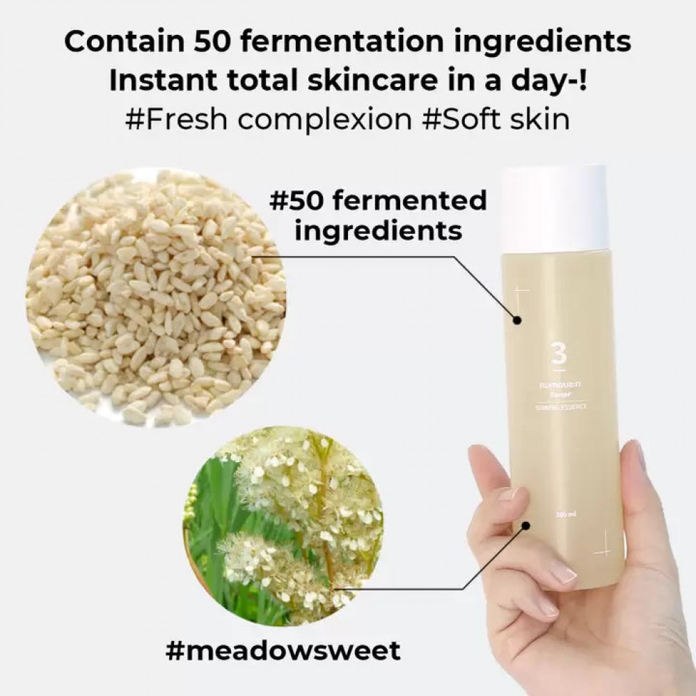 numbuzin No.3 Super Glowing Essence Toner