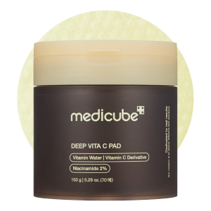 Medicube Deep Vita C Pad - Pads βιταμίνης C για λάμψη, ομοιόμορφο τόνο και μείωση δυσχρωμιών