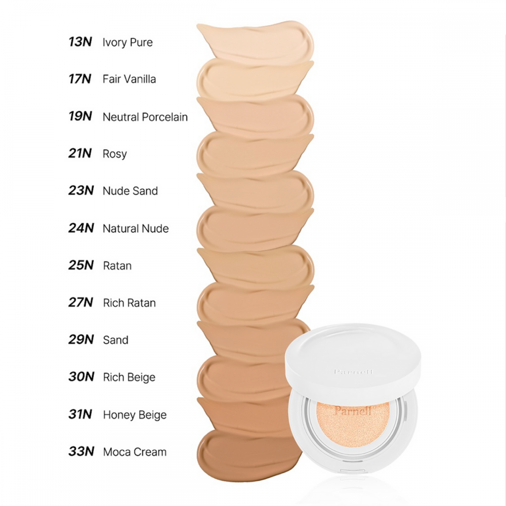 Parnell Cicamanu Serum Cushion 24N Natural Nude - Ενυδατικό Καλυπτικό Μέικαπ με Serum