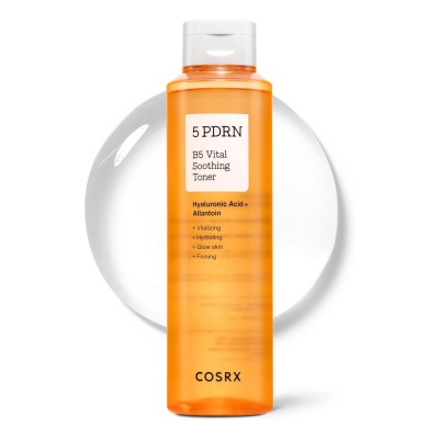 COSRX 5 PDRN B5 Vital Soothing Toner - Αναζωογονητικό Toner για Λάμψη, Σύσφιξη & Καταπράυνση