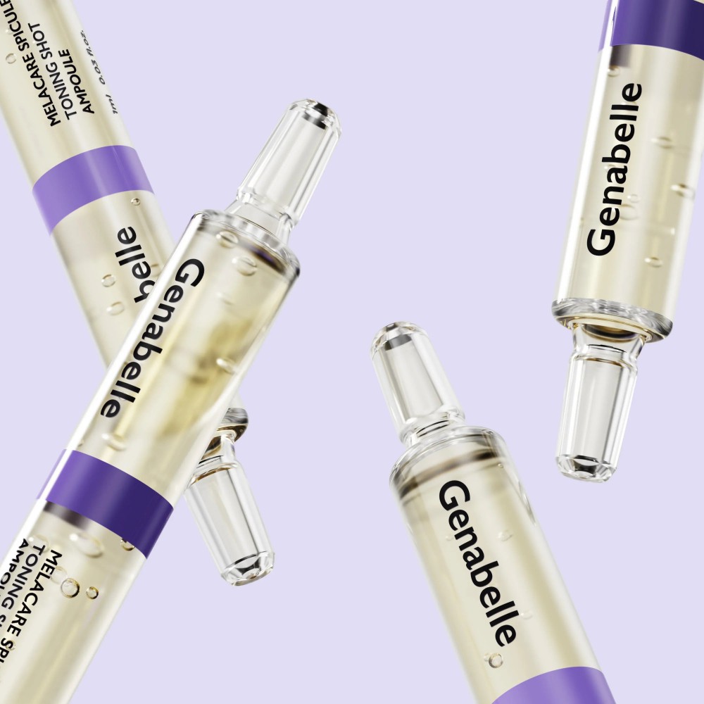 Genabelle Melacare Spicule Toning Shot Ampoule - Προηγμένη Αμπούλα Αντιγήρανσης & Λεύκανσης