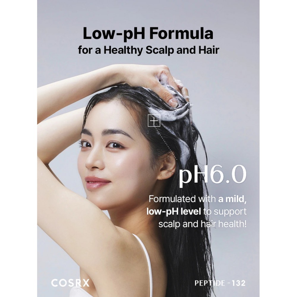 COSRX PEPTIDE-132 Ultra Perfect Hair Bonding Shampoo - Επανορθωτικό σαμπουάν για υγιή, δυνατά μαλλιά