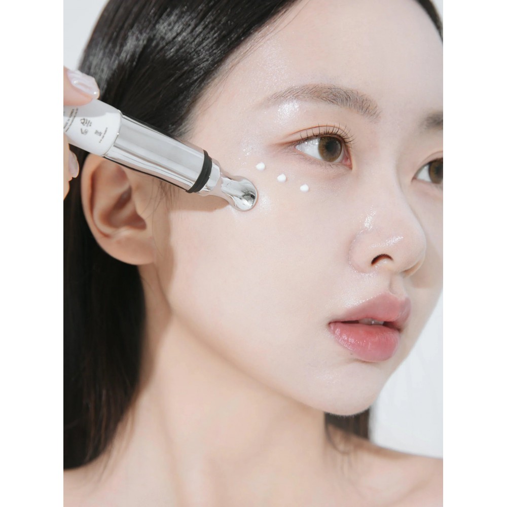 HEVEBLUE Black Yuja Bean Lifting Auto Eye Cream - Συσφικτική Κρέμα Ματιών με Συσκευή Μικροδονήσεων