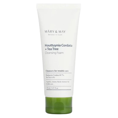 Mary&May Houttuynia Cordata + Tea Tree Cleansing Foam