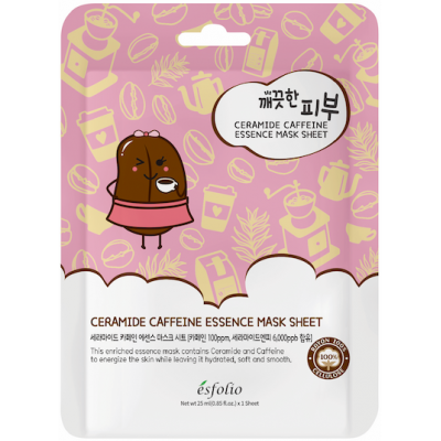 Esfolio Pure Skin Ceramide Caffeine Essence Mask Sheet