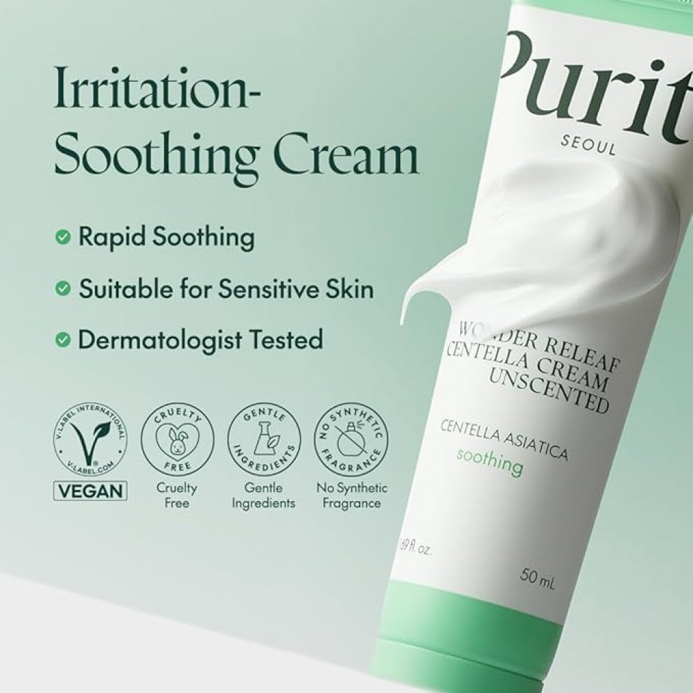 PURITO Wonder Releaf Centella Cream Unscented
