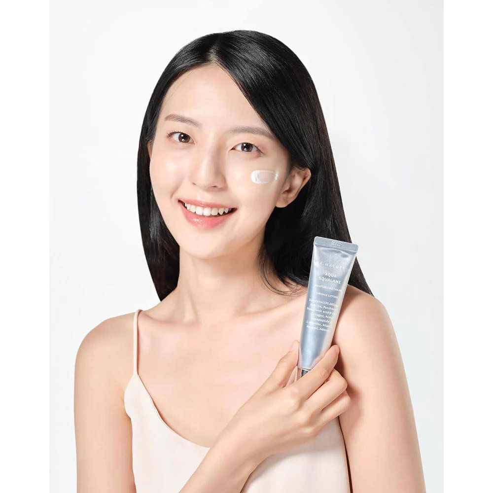 S.NATURE Aqua Squalane Moisturizing Cream - Ενυδατική με Squalane & Υαλουρονικό για Βαθιά Θρέψη & Λείανση