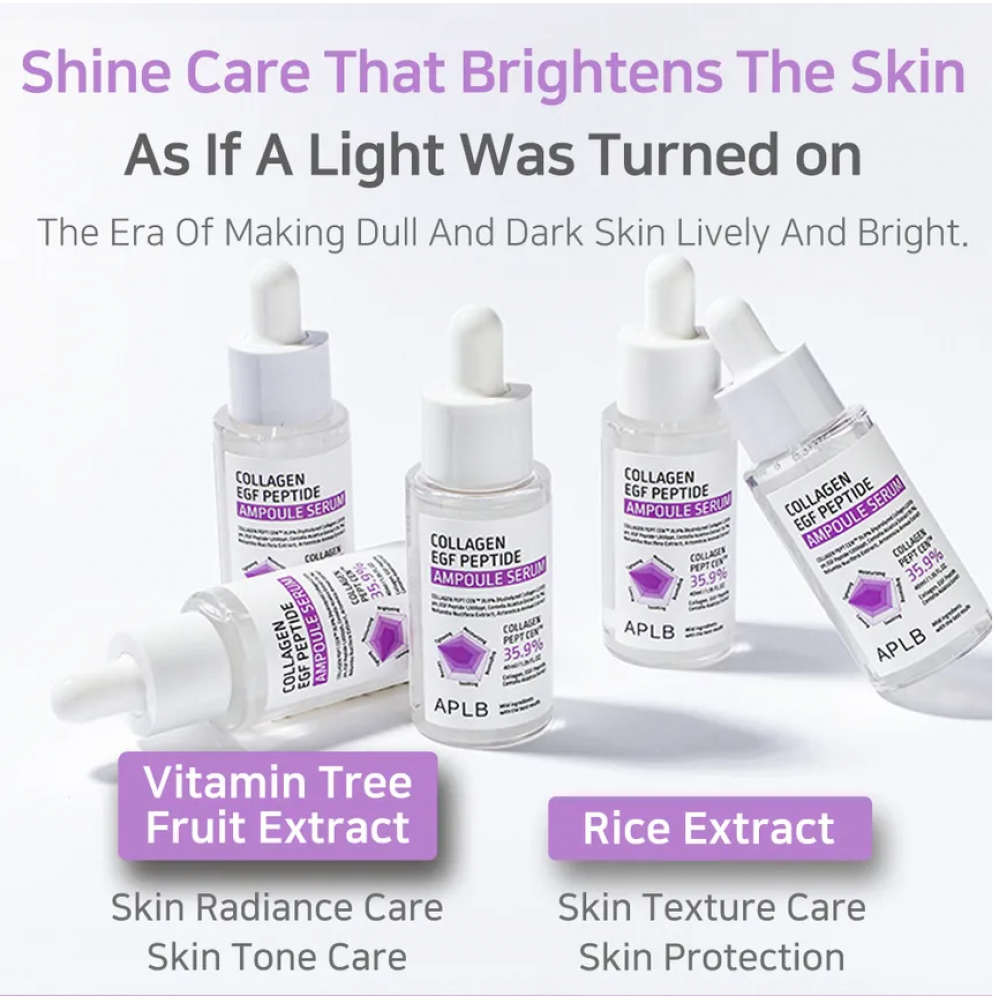 APLB Collagen EGF Peptide Ampoule Serum – Ορός σύσφιξης & αναγέννησης με κολλαγόνο και πεπτίδια