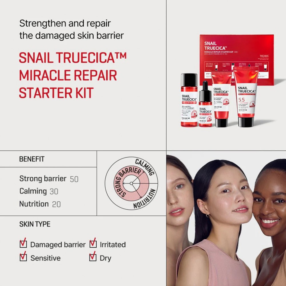 SOME BY MI Snail TrueCICA Miracle Repair Starter Kit